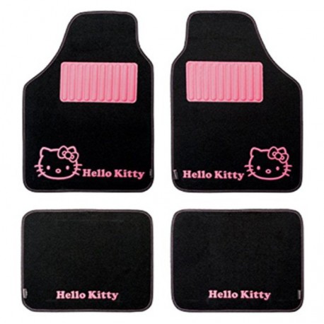 Jeu 4 Tapis en Moquette Universel , Hello Kitty